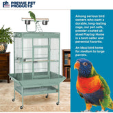 Pet Products Wrought Iron Select Bird Cage 3153SAGE, Sage Green, 30-Inch by 22-Inch by 63-Inch
